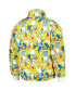 Men's White The Simpsons Family Raglan Full-Zip Puffer Jacket