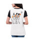 Women's White San Francisco Giants Illustration Ringer T-Shirt