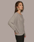 Donna Karan Women's Ribbed Raglan-Sleeve Sweater