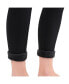 Women's Fur Lined Leggings, Black