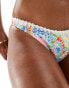 Kulani Kinis dreamscape crochet cheeky bikini bottom in multi