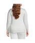 Plus Size Thermaskin Heat Long Sleeve Crewneck Long Underwear Top