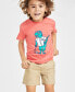 Little Boys Varsity Dino Graphic T-Shirt, Created for Macy's