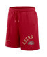 Men's Scarlet San Francisco 49ers Arched Kicker Shorts