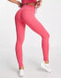 HIIT legging with ruched detail in pink