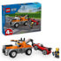 LEGO Truck Crane And Sports Car Repair Construction Game