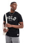 Polo Ralph Lauren varsity logo t-shirt classic oversized fit in black