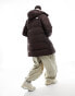 The North Face Hydrenalite Mid down puffer coat in brown