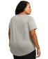 Plus Size Active Dri-FIT Women's Short-Sleeve Logo T-Shirt