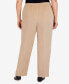 Plus Size Classic Slimming Corduroy Average Length Pant