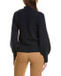 Rebecca Taylor Rib Mock Neck Wool & Cashmere-Blend Sweater Women's