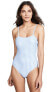 Red Carter Women's in Stitches Maillot One-Piece Swimwear Sz. Large 149769