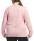 Plus Size Badge Of Sport Long-Sleeve Top