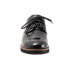 Softwalk Willis S1811-005 Womens Black Leather Lace Up Oxford Flats Shoes