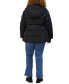 Plus Size Faux-Fur-Trim Hooded Puffer Coat