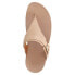 FITFLOP Lulu Adjustable Leather Toe-Post Slides