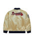 Men's Gold Atlanta Braves OG 2.0 Lightweight Satin Full-Zip Jacket