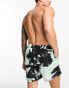 Jack & Jones Intelligence swim shorts in palm print