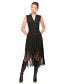 Women's Tiered-Fringe Sleeveless Dress