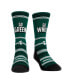 Youth Boys and Girls Socks Michigan State Spartans Team Slogan Crew Socks