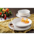 Kaya 16 Piece Dinnerware Set, Service for 4