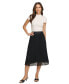 Pleated Midi Skirt