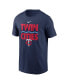 Men's Navy Minnesota Twins Twin Cities Local Team T-shirt