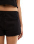 Lioness low rise shorts co-ord in black