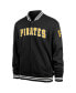 Men's Black Pittsburgh Pirates Wax Pack Pro Camden Full-Zip Track Jacket