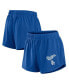 Women's Royal Los Angeles Dodgers Mesh Shorts