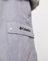 Columbia – Doverwood – Utility-Shorts in Grau mit Knitterstruktur, exklusiv bei ASOS