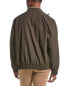 Vince Windbreaker Zip Jacket Men's Brown Xl