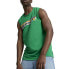 Puma Classics Love Marathon Mesh Crew Neck Tank Top Mens Green Casual Athletic