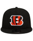 Men's Black Cincinnati Bengals 9FIFTY Snapback Hat