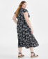 Plus Size Ruffle Tiered Dress, Created for Macy's