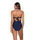 Helen Jon 293413 Women Twist Bandeau One-Piece Navy Size MD