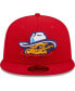 Men's Red Amarillo Sod Poodles Authentic Collection 59Fifty Fitted Hat