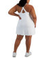 Plus Size Active Solid Cross-Back Sleeveless Dress, Created for Macy's