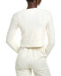 Madison Miles Cardigan Women's White S/M