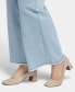 Plus Size Teresa Wide Leg Ankle Fray Hem Jeans