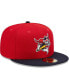 Men's Red, Navy Portland Sea Dogs Marvel x Minor League 59FIFTY Fitted Hat