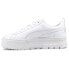 Puma Mayze Classic Platform Womens White Sneakers Casual Shoes 38420901