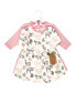 Toddler Girls Organic Cotton Dresses, Woodland