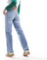 Cotton On low rise straight leg jeans in bleach wash blue denim