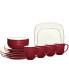 Colorwave Square 16-Pc. Dinnerware Set, Service for 4