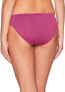 Seafolly 179689 Women's Quilted Berry Hipster Bikini Bottom Swimsuit size 8