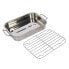 KITCHENCRAFT 27.5x20 cm Stainless Steel Roasting Pan