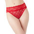 b.tempt'd by Wacoal 297807 Lace Kiss Hi Leg Brief Panty, Crimson Red, Large