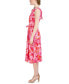 Women's Floral-Print Fit & Flare Dress