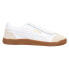 Puma Club 5V5 Lux Lace Up Womens Beige, White Sneakers Casual Shoes 40100701